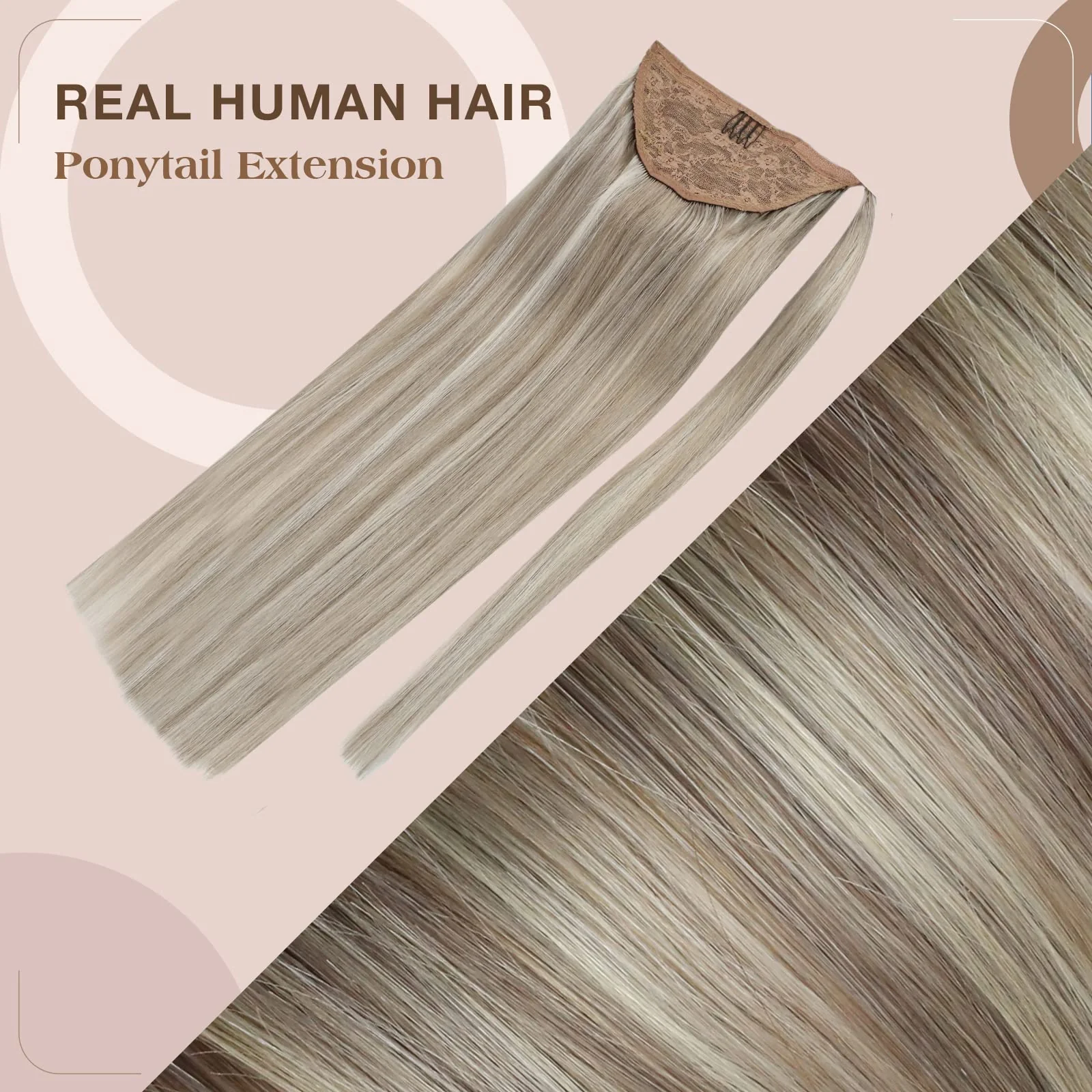 Soft Human Hair Ponytail Extension - Image 70