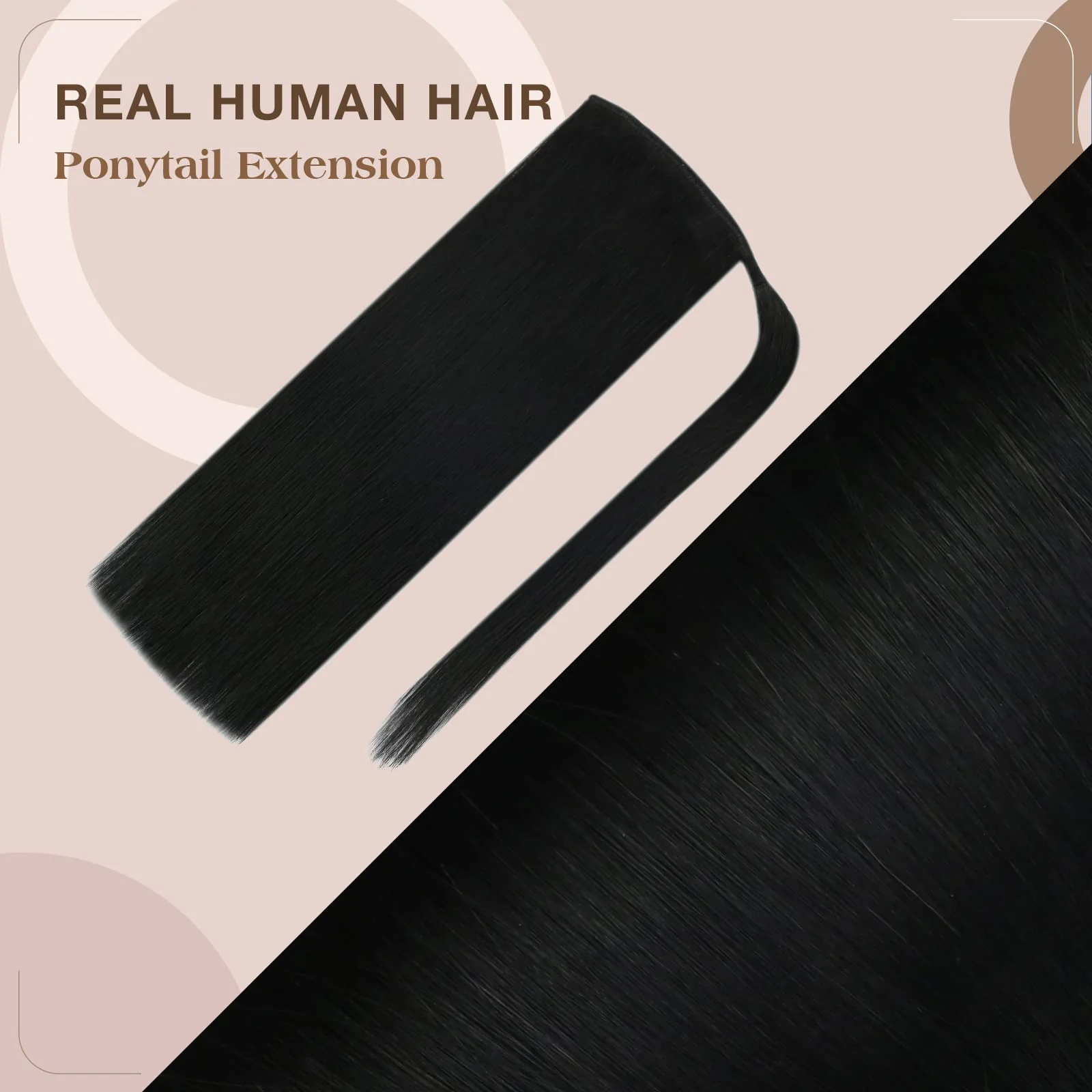 Soft Human Hair Ponytail Extension - Image 77