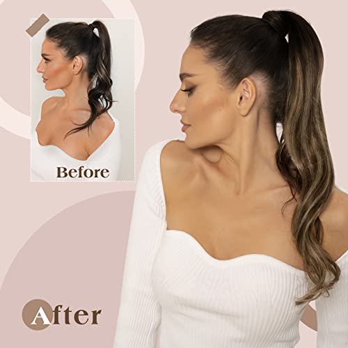 Soft Human Hair Ponytail Extension - Image 87