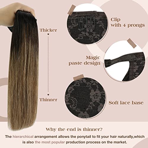Soft Human Hair Ponytail Extension - Image 89