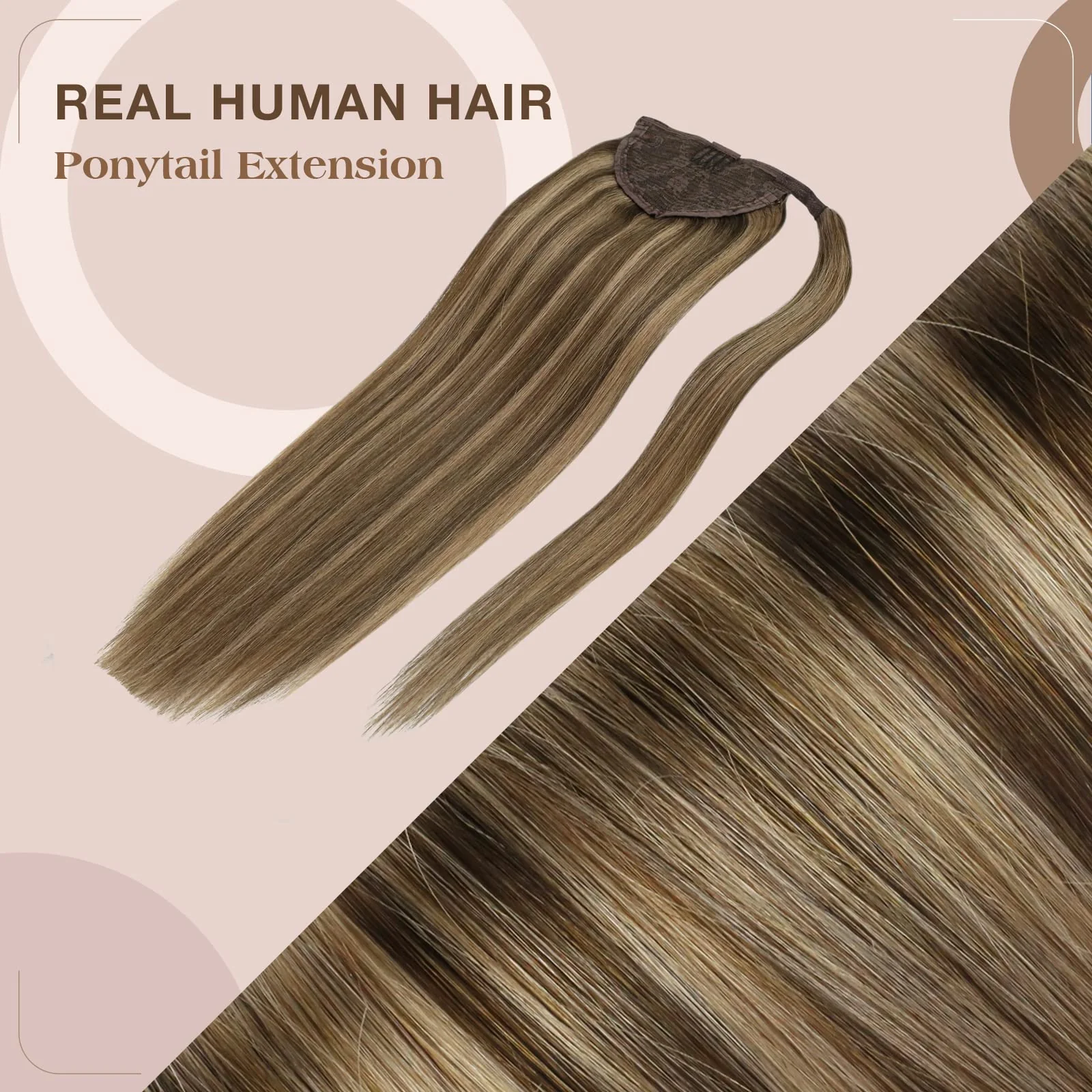 Soft Human Hair Ponytail Extension - Image 99