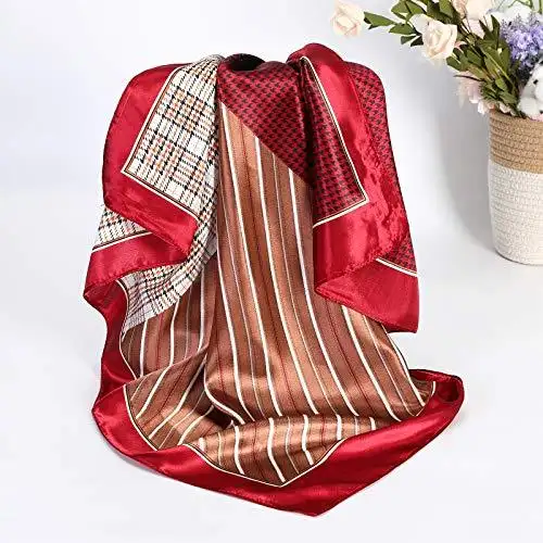 Square Fashion Scarf & Hair Accessory - 4 Pack - Image 27