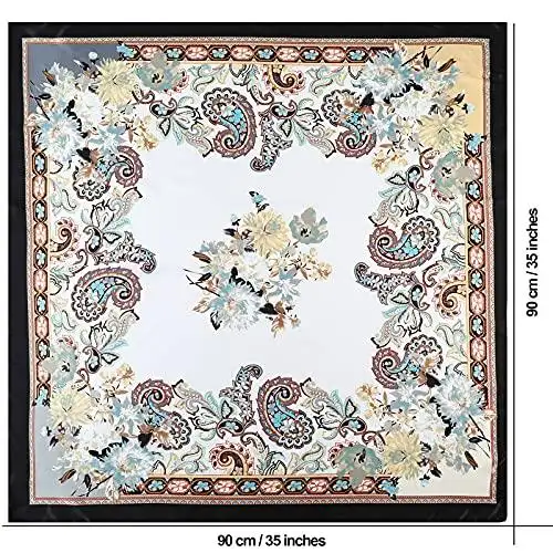 Square Fashion Scarf & Hair Accessory - 4 Pack - Image 32
