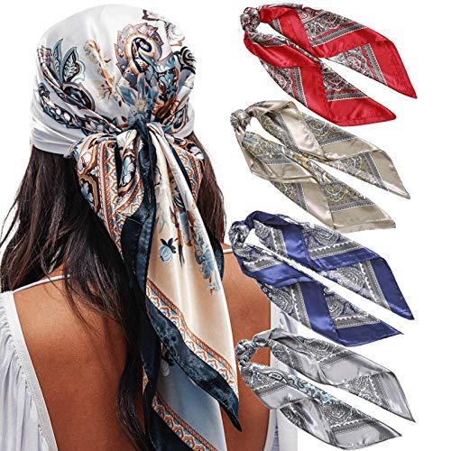 Square Fashion Scarf & Hair Accessory - 4 Pack - Image 44