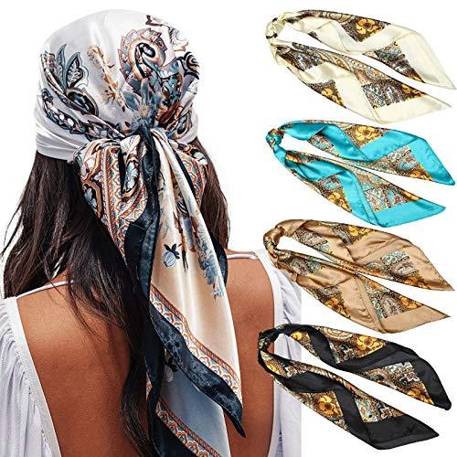 Square Fashion Scarf & Hair Accessory - 4 Pack - Image 51