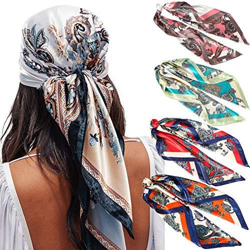 Square Fashion Scarf & Hair Accessory - 4 Pack - Image 57