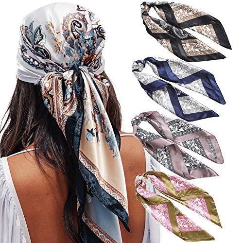 Square Fashion Scarf & Hair Accessory - 4 Pack - Image 64