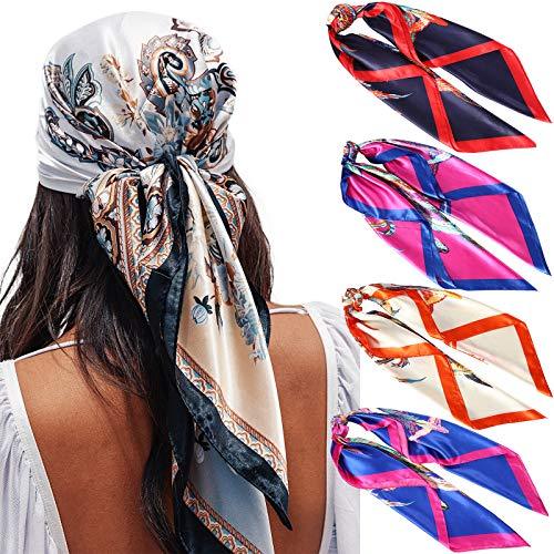 Square Fashion Scarf & Hair Accessory - 4 Pack - Image 71