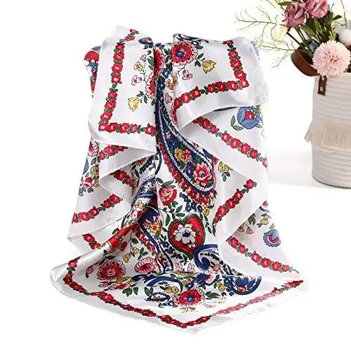 Square Fashion Scarf & Hair Accessory - 4 Pack - Image 8