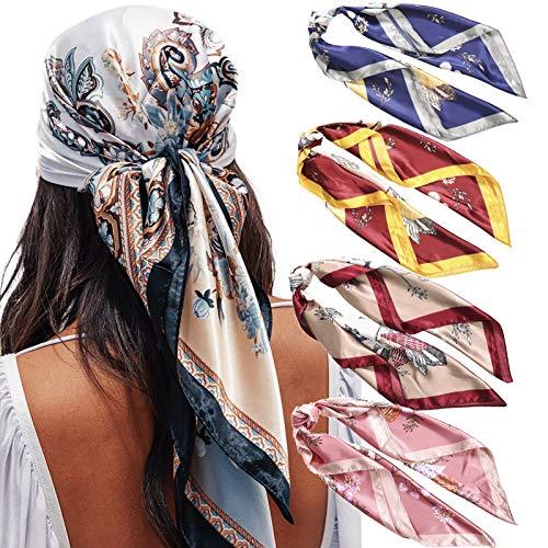 Square Fashion Scarf & Hair Accessory - 4 Pack - Image 91