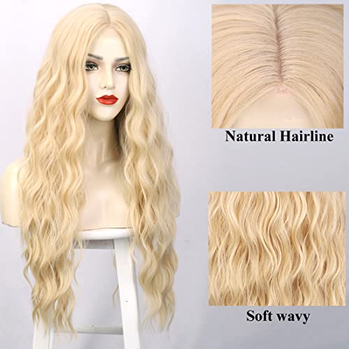 Straight Long Ombre Brown wig with middle part - Image 34
