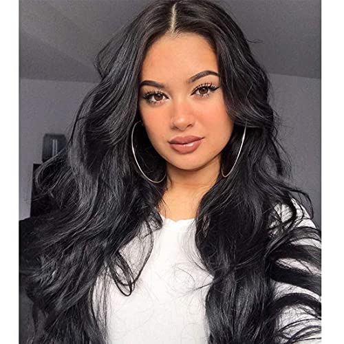 Straight Long Ombre Brown wig with middle part - Image 7
