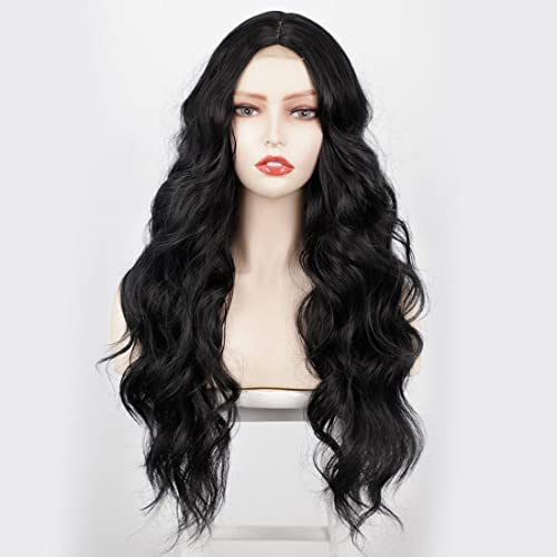 Straight Long Ombre Brown wig with middle part - Image 9