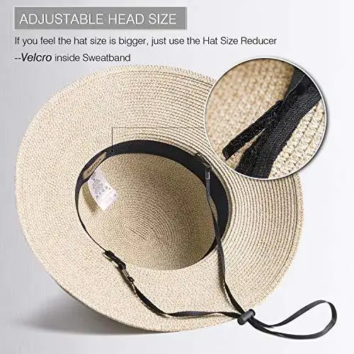 Sun Shade Straw Beach Hat - Image 3