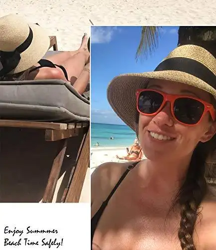 Sun Shade Straw Beach Hat - Image 4