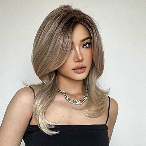 Synthetic Bob Wig with Blunt Bangs - Image 17