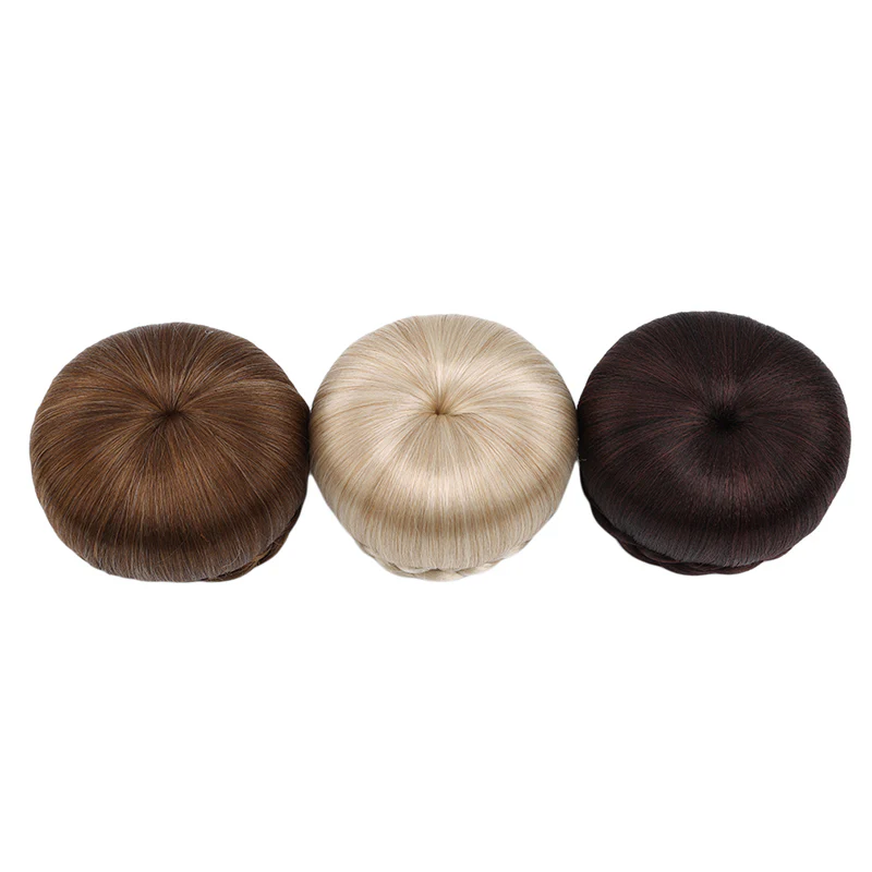 Synthetic Braided Hair Bun Hairpiece - Image 3