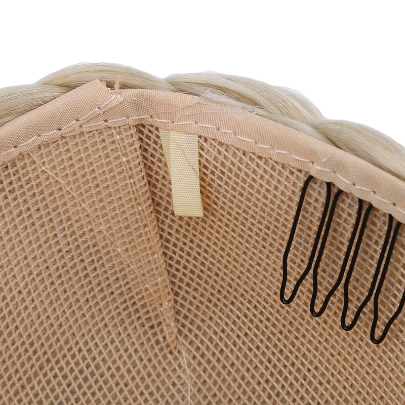 Synthetic Braided Hair Bun Hairpiece - Image 6