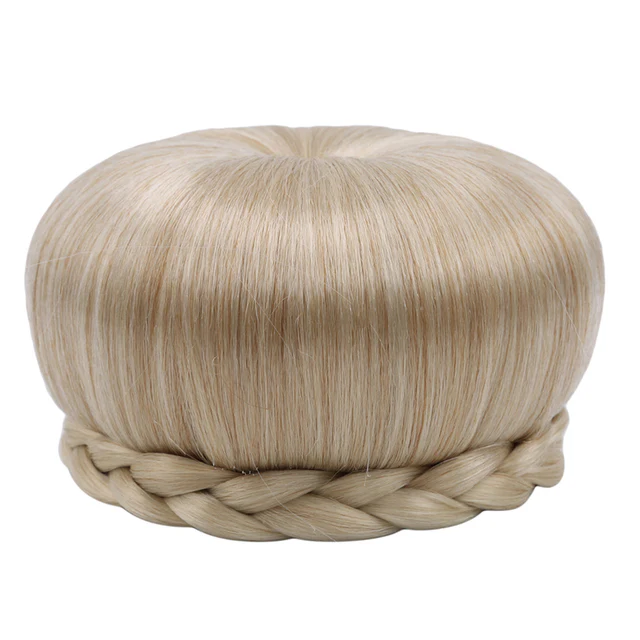 Synthetic Braided Hair Bun Hairpiece - Image 8