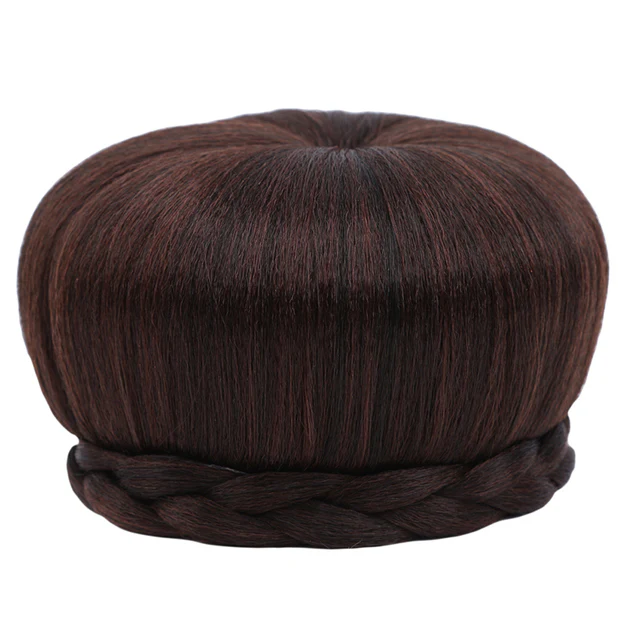 Synthetic Braided Hair Bun Hairpiece - Image 9