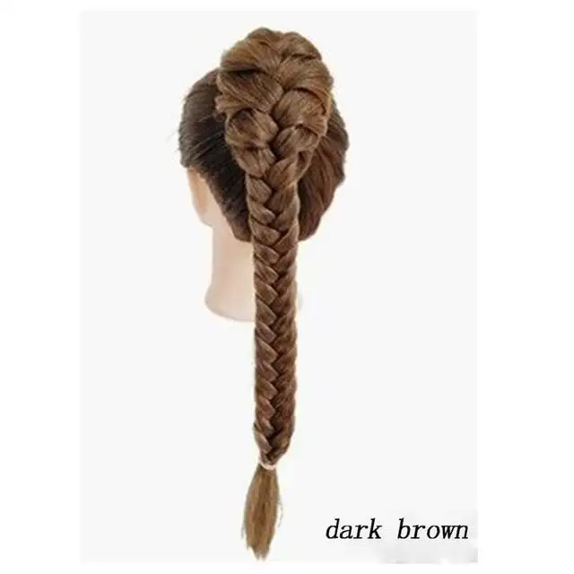 Synthetic Drawstring Braided Fishtail Ponytail Hairpiece - Image 10