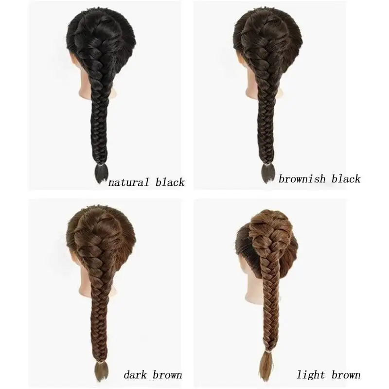 Synthetic Drawstring Braided Fishtail Ponytail Hairpiece - Image 3