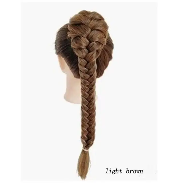 Synthetic Drawstring Braided Fishtail Ponytail Hairpiece - Image 8