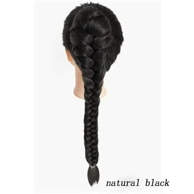 Synthetic Drawstring Braided Fishtail Ponytail Hairpiece - Image 9