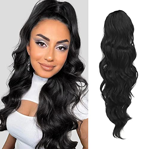 Synthetic Drawstring Ponytail - 24 inch - Image 17