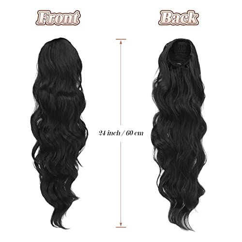 Synthetic Drawstring Ponytail - 24 inch - Image 18
