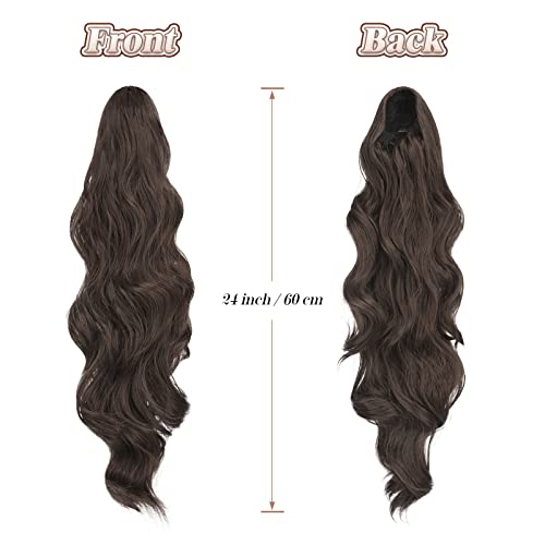Synthetic Drawstring Ponytail - 24 inch - Image 2