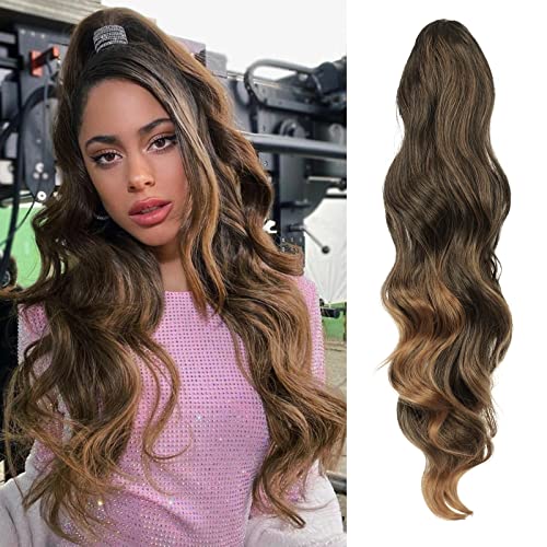 Synthetic Drawstring Ponytail - 24 inch - Image 21