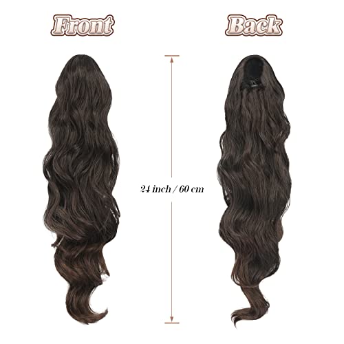 Synthetic Drawstring Ponytail - 24 inch - Image 28