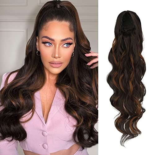 Synthetic Drawstring Ponytail - 24 inch - Image 38