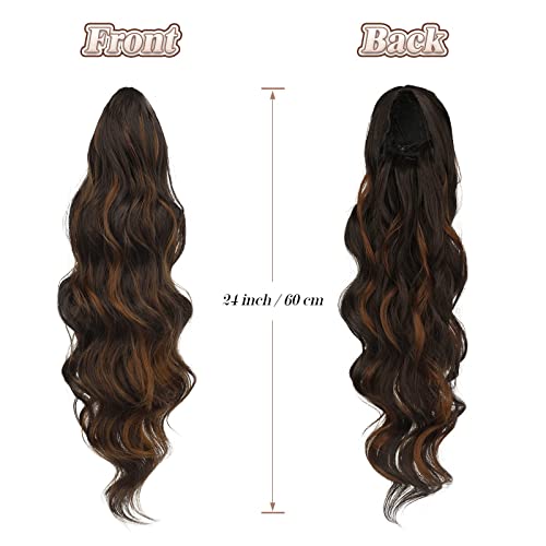Synthetic Drawstring Ponytail - 24 inch - Image 39