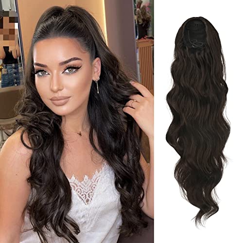Synthetic Drawstring Ponytail - 24 inch - Image 52