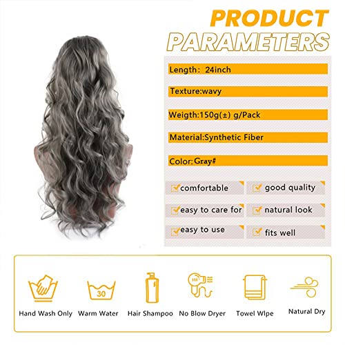 Synthetic Drawstring Ponytail with Body Wave - Image 18