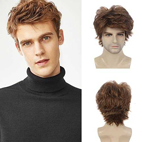 Synthetic Fiber Layered Mens Wig - Image 5