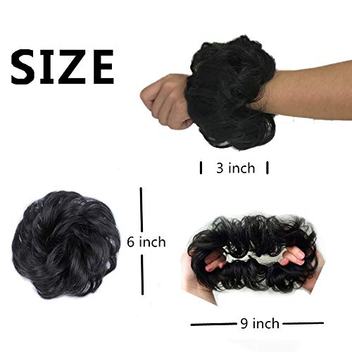 Synthetic Fibre Hair Bun Donut Hairpiece - Image 12