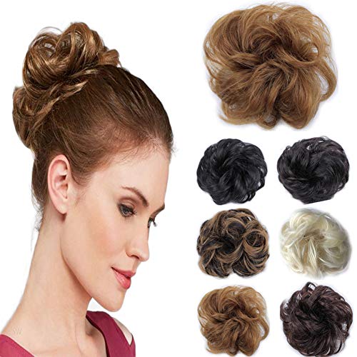 Synthetic Fibre Hair Bun Donut Hairpiece - Image 15