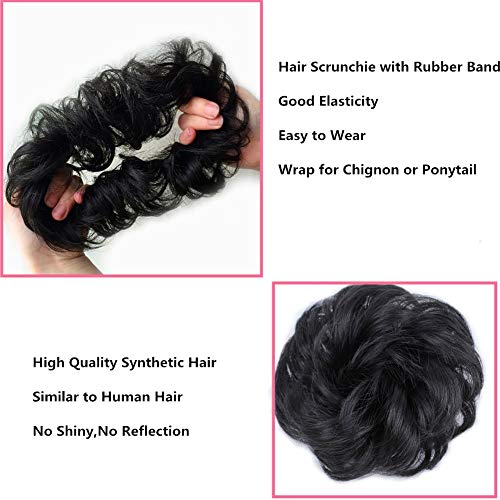 Synthetic Fibre Hair Bun Donut Hairpiece - Image 4