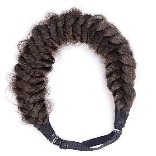 Synthetic Hair Braided Headband - Image 11