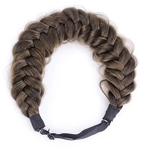 Synthetic Hair Braided Headband - Image 25