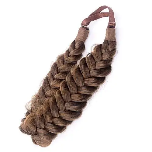Synthetic Hair Braided Headband - Image 3