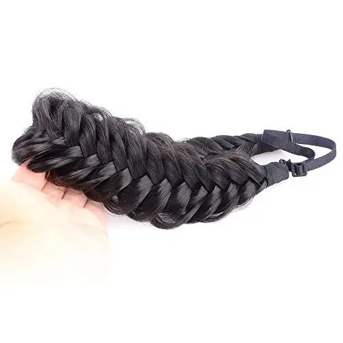 Synthetic Hair Braided Headband - Image 32