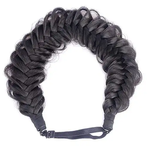 Synthetic Hair Braided Headband - Image 33