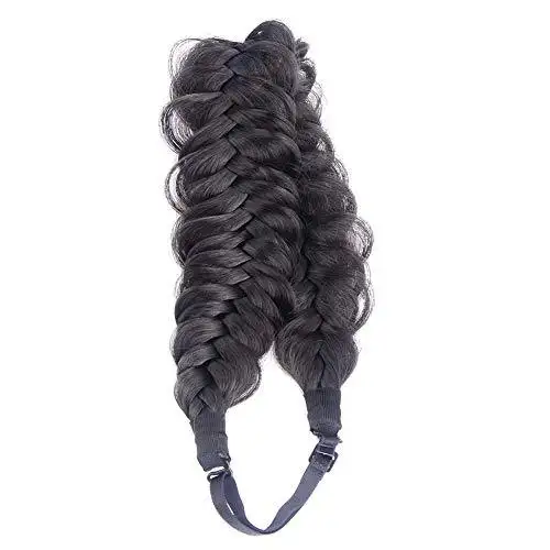 Synthetic Hair Braided Headband - Image 34