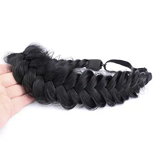 Synthetic Hair Braided Headband - Image 5