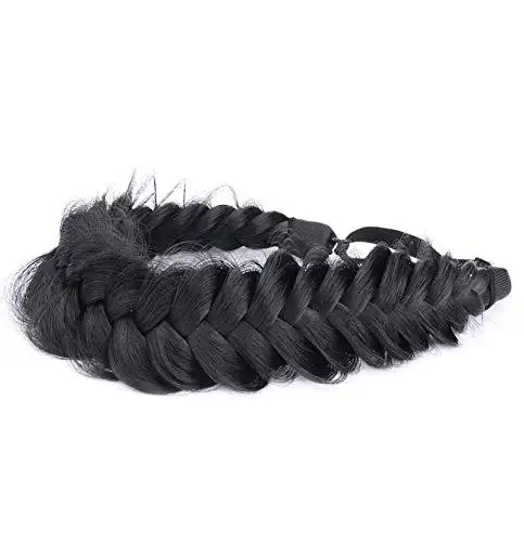 Synthetic Hair Braided Headband - Image 6