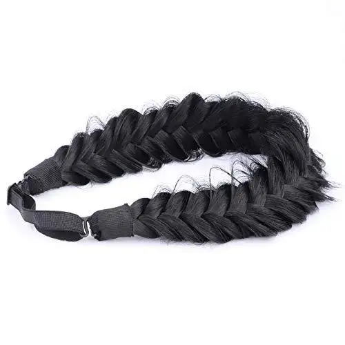 Synthetic Hair Braided Headband - Image 7